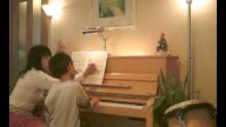 【自閉症・ T君１年生 2009年12月08日-Autism PianoLesson 】