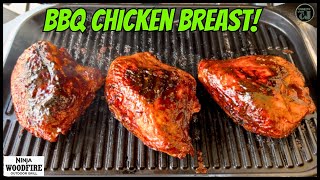 Ninja Woodfire Grill BBQ Chicken Breast!