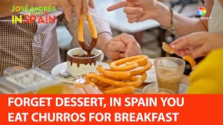 Watch how churros are made at Chocolat in Madrid