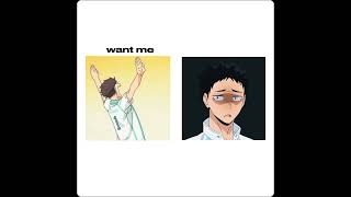 Idk why I did this😭😭       #haikyuu #oikawa #iwaizumi #anime #edit