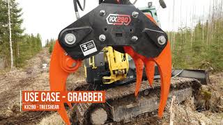 Loading trees with KX280 Tree Shear