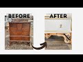 This flip was in 2 parts when I found it! Watch this furniture rescue.  #furnitureflip #dresser