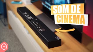 SOM DE CINEMA! Essa SOUNDBAR com CAIXAS TRASEIRAS que VIROU um HOME THEATER!  // LG S70TR ANÁLISE