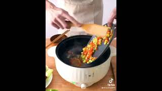 多功能双层电煮锅ℹ️Multifunctional double layer electric boiling pot