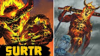 Surtr: The Tenebrous Fire Giant of Norse Mythology - Mythological Curiosities #GodOfWarRagnarok