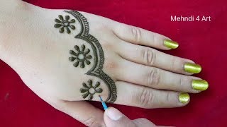 Mehndi Designs for Back Hands
