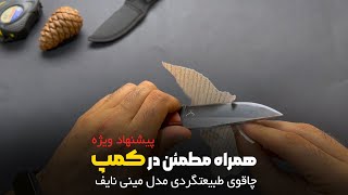 چاقوی طبیعتگردی مدل مینی نایف 20 سانتی همراه با کاور