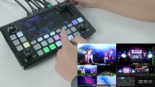 UVLIVE M/E Live Streaming Switcher - PGM function introduction