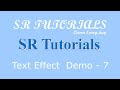Text Shadow Effect | Demo - 7 | Css | SR Tutorials