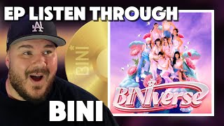 BINI | BINIVERSE EP First Listen through! Spotify and YT Lyric Vids #BINI #ppop