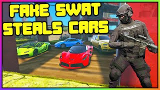 GTA 5 RP - FAKE SWAT ROBS CAR DEALERSHIPS