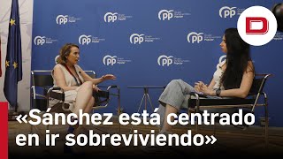 Cuca Gamarra: «Sánchez ha convertido a Bildu en notario de la Transición con la ley de Memoria»