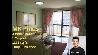 Mont Kiara Pines | 3 Bedroom / 2 Bathroom | 1228 sq.ft. | Fully Furnished