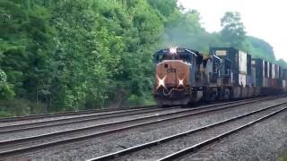 Big Fast CSX Stack Train