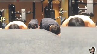 BTS RM Doing Plank with His Teammates (Shirtless Body!)