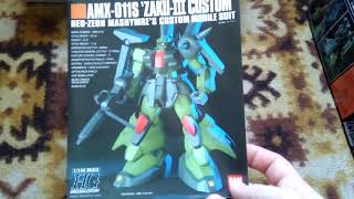 Another unboxing #3 HGUC-003 - AMX-011S Zaku-III - Unboxing