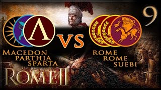 Online Battle #9 EPIC 3v3! Rome 2 Total War Gameplay