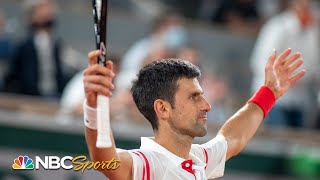 French Open 2021: Novak Djokovic vs. Rafael Nadal  | Semifinals Highlights | NBC Sports