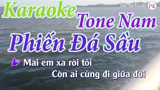 Karaoke Phiến Đá Sầu (Bossa Nova) - Tone Nam (La Thứ Am) - Quốc Dân Karaoke