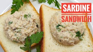 Sardine Sandwich | Quick and Easy Snack