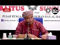 9-11-2024 Ustaz Fadzil Kamarudin : Sambungan Kitab Bencana & Peperangan Akhir Zaman