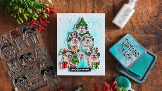 STAMPtember® 2020 Collaboration: Whimsy Stamps Happy Pugmas