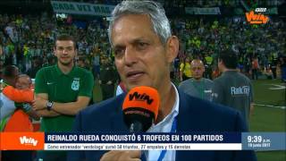 Reinaldo Rueda, técnico ganador con Nacional