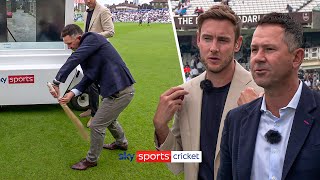 Batting and bowling coaching clinic with Ricky Ponting and Stuart Broad 🤩
