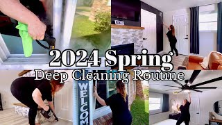 Extreme Home Clean With Me ~ 2024 Spring Cleaning Motivation ~ How to clean hous