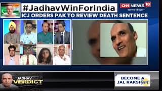 CNN News18 - ICJ Rules in India's Favour on Kulbhushan Jadhav (featuring G Parthasarathy)