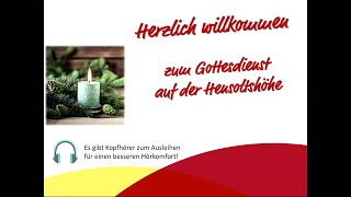 Gottesdiest auf der Hensoltshöhe am 29.12.2024