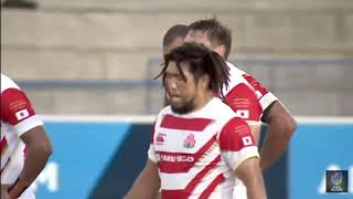 2019 Pacific Nations Cup Rugby: Japan's Amazing Team Try against the USA Eagles