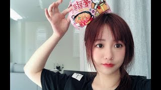 粉色火鸡面挑战 Korean Spicy Chicken Ramen Challenge