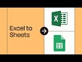 How to Sync Excel to Google Sheets - Easy Integration