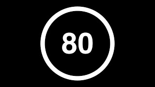 80 seconds timer