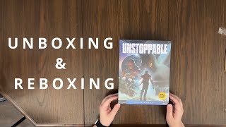 Unstoppable - Solo (or 2 player coop) Card Game Unboxing & Reboxing - What's in the Box?