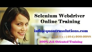 QTP Data Base Checkpoint Online Training Session by Quontra Solutions