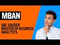 Is UBC Master of Business Analytics (MBAN) worth it?