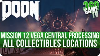 Doom Mission 12 All Collectibles (Secrets, Collectibles, Data Logs, Runes, Elite Guards, Drones)