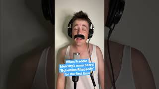 When Freddie Mercury’s mom heard “Bohemian Rhapsody” by Queen for the first time #music #classicrock