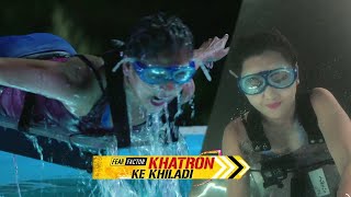 Tejasswi Prakash Hilarious Performance in Water Stunt #KKK10