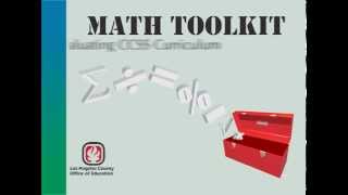 Common Core: Math Toolkit