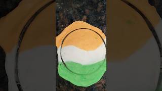 Independence day🇮🇳🇮🇳 special tri colour poori, Tiranga poori || #shorts  #viralvideo #trending