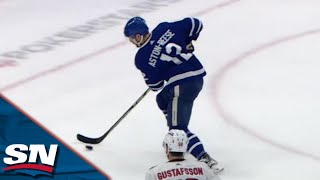 Maple Leafs' Aston-Reese Takes Saucer Pass From Holmberg, Converts On Backhand