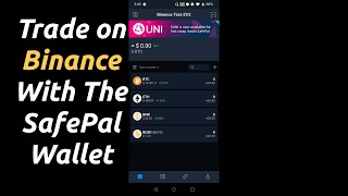 Trade on Binance With The SafePal S1 Wallet