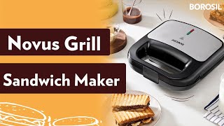 Novus Grill Sandwich Maker | Borosil Grill Sandwich Maker - Appliance | Borosil