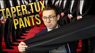 How To Taper Tuxedo Pants w/ A Side Stripe