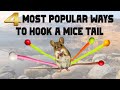 4 MOST POPULAR WAYS TO HOOK A MICETAIL | HOW TO RIG A MICETAIL