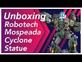 Robotech Mospeada Armor Cyclone Statue - Kids Logic - UNBOXING