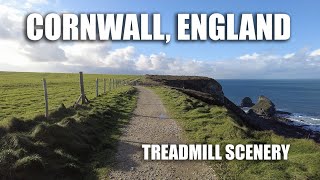 BEAUTIFUL TREADMILL SCENERY // 4K 60FPS // CORNWALL COAST // PORTREATH // 7 MILES // NO MIDROLL ADS